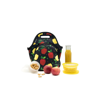 🍎 Neoprene Insulated Lunch Bag — Apple Design