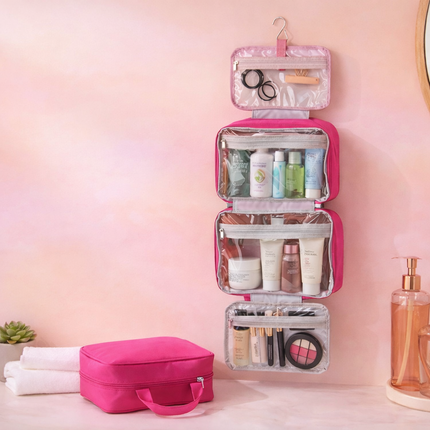🧳 Hanging Travel Toiletry Bag