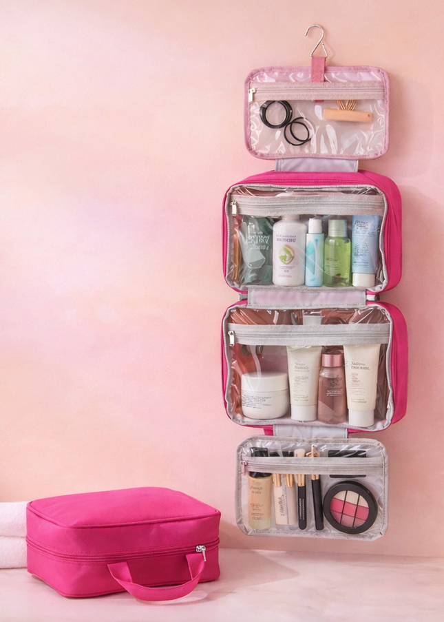 🧳 Hanging Travel Toiletry Bag
